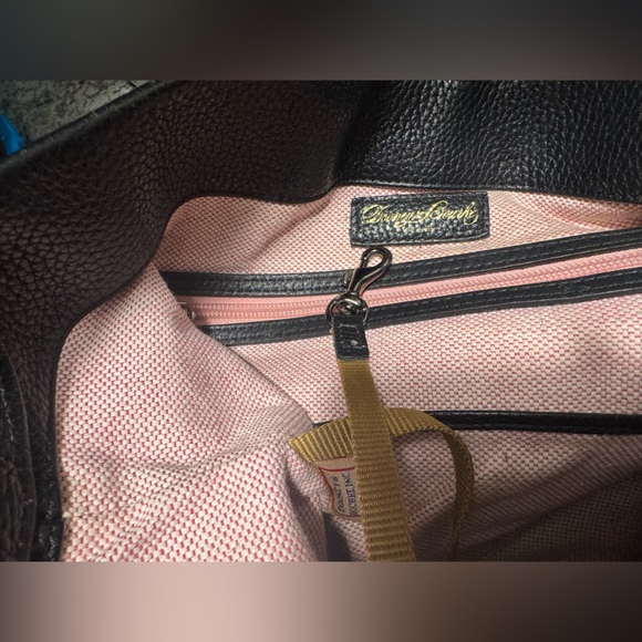 Dooney & Bourke Black Leather Hobo Bag - Picture 6 of 8